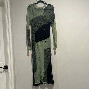 Knit maxi dress